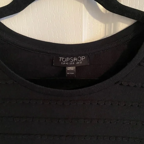 Topshop Black Crop Top - Picture 3 of 3